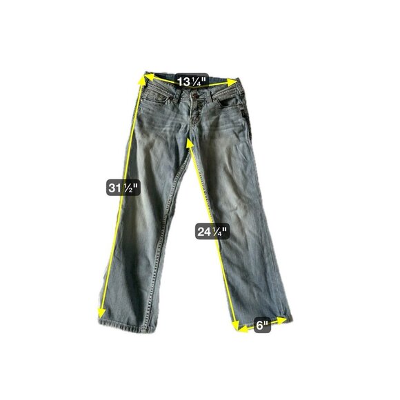 Silver Jeans Co. Suki Capri Light Wash Denim Womens W27 Western Glove Works - Picture 10 of 10